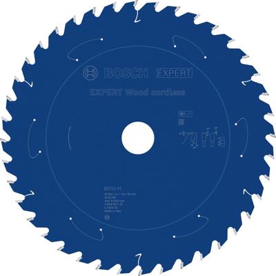 Bosch Accessoires EXPERT Wood cordless Cirkelzaagblad | 254 x 2,1/1,6 x 30 mm | T40 - 2608902176
