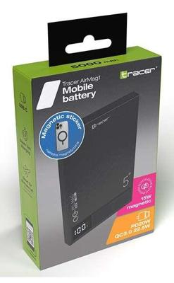 Tracer AirMag1 Lithium-Polymeer (LiPo) 5000 mAh Draadloos opladen Zwart