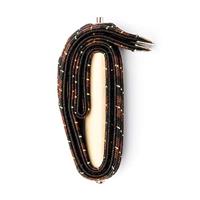 Dunlop 7192 Bill Russell Elastic Double Heavy Capo voor western gitaar - thumbnail