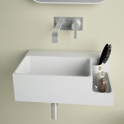 Fontein Ideavit Soliddual 1.0 50x36x15.5 cm Solid Surface Met Opbergruimte Mat Wit Ideavit