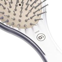 Olivia Garden Oval Nylon Bristle Silver - thumbnail