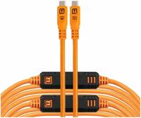 Tether Tools TetherPro Optima 10G USB-C, 31' (9.4m), straight orange - thumbnail