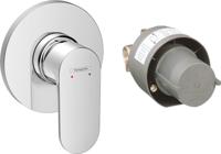 Hansgrohe Rebris S ééngreeps douchemengkraan set inbouw, chroom - thumbnail