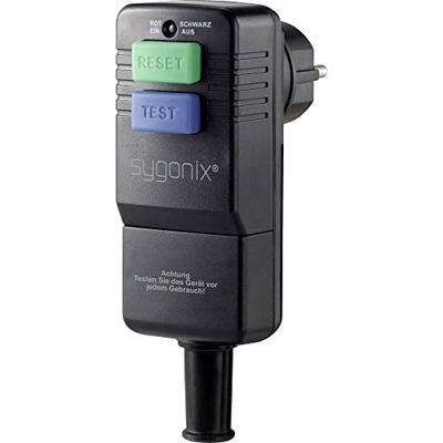 Sygonix SY-3779070 PRCD-schakelaar 230 V Zwart IP54 Sygonix SY-3779070 PRCD-schakelaar 230 V Zwart IP54