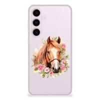 TPU Hoesje voor Samsung Galaxy S24 Plus Paard - thumbnail