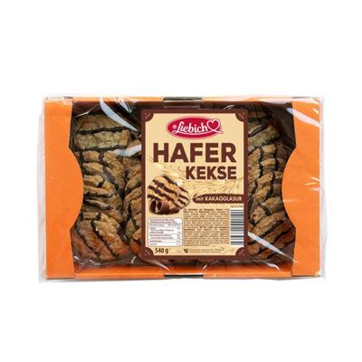 Liebich haferkekse kakaoglasur (8x 540gr)