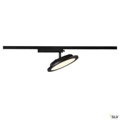 SLV 1-fase led paneelPanel Track rond zwart - 1004935