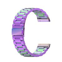 Fitbit Versa 3/4 & Sense 1/2 metalen schakelbandje - Multicolor - thumbnail