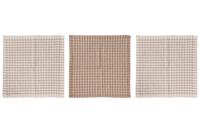Cosy & Trendy Vaatdoekjes Stoff Sand 30 x 30 cm - 3 Stuks - thumbnail