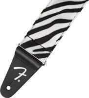 Fender Wild Animal Print Straps Zebra gitaarband - thumbnail