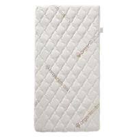Babymatras van biologisch katoen - 60x120x10 cm - 100% katoen - Afneembare hoes - Geen chemische behandeling - thumbnail