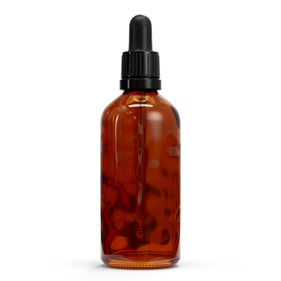 Glazen fles - Bruin (incl. varierende doppen)