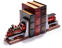 Robotime Century Train Boekensteun DIY Modelbouw - thumbnail