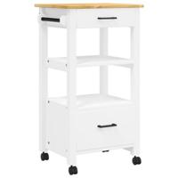 Keukentrolley MONZA 48x40x90 cm massief grenenhout - thumbnail