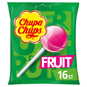 Chupa Chups Fruit 16 stuks bij Jumbo Chupa Chups Fruit 16 stuks bij Jumbo