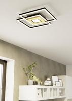 Eglo Led plafondlampMarinello zwart met hout - 901742 - thumbnail