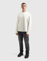 Pure Path Name Dropping Longsleeve T-Shirt Heren Gebroken Wit - Maat S - Kleur: Gebroken Wit | Soccerfanshop - thumbnail