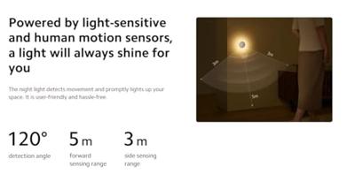 Xiaomi BHR8978GL 58251/9290041697 LED-nachtlamp LED Wit - thumbnail