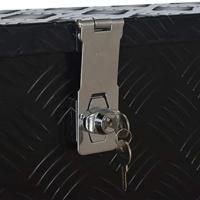 VidaXL Aluminium kist 485x140x200 mm zwart - thumbnail