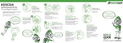 CONTA-CLIP KDS-Set 6/10 BK Kabeldoorvoering Montagegat: M5 Polyamide 6.6 Zwart 1 stuk(s)