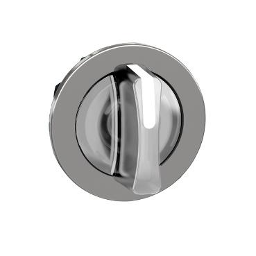 Schneider Electric ZB4FK1513 ZB4FK1513 Plat, Terugstelbaar (Ø) 30.5 mm Chroom, Wit 1 stuk(s)