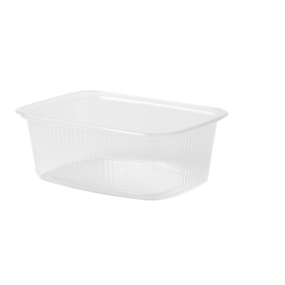 Bak | PP | 200ml | saladebak | 108x82x43mm | transparant | 1000 stuks