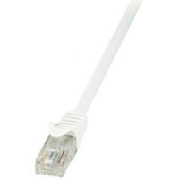LogiLink CP2091U RJ45 Netwerkkabel, patchkabel CAT 6 U/UTP 10.00 m Wit Snagless 1 stuk(s) - thumbnail