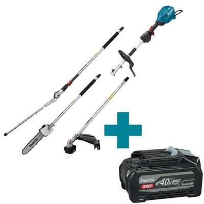 Makita UX01GZ14 Accu Combisysteem + Kettingzaag + Heggenschaar & Bosmaaier XGT 40V Max Basic Body