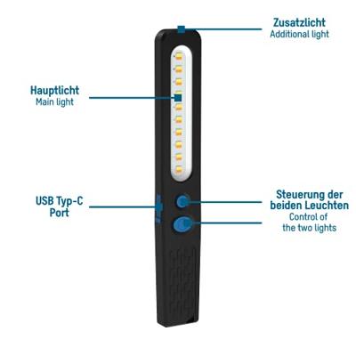 Ansmann LED Werklamp Oplaadbaar Zwart - thumbnail