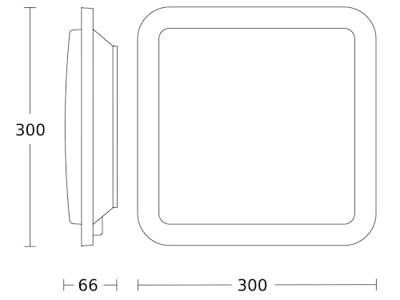 Steinel sensor binnenlamp, RS LED D2 EVO, 052539