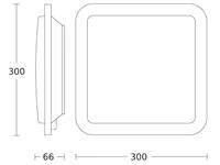Steinel Vierkante plafonniereRS LED D2 V3 - 52539 - thumbnail
