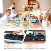 Bomann RG 2279 CB 2in1 Raclette-Grill 1200-1400W - thumbnail