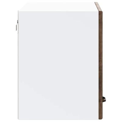 Keukenwandkast Lucca bewerkt hout gerookt eikenkleurig Keukenwandkast Lucca bewerkt hout gerookt eikenkleurig