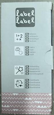 Label Label Stapelringen Roze Label Label Stapelringen Roze