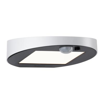 Paulmann 94247 Ryse Wandlamp op zonne-energie met bewegingsmelder Energielabel: A (A - G) 1.2 W Warmwit Wit