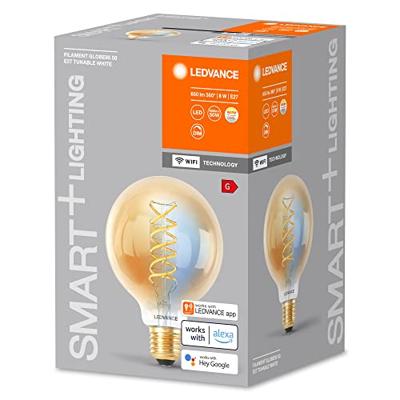 LEDVANCE 4058075793972 LED-lamp Energielabel G (A - G) E27 8 W = 60 W Warmwit tot neutraalwit (Ø x h) 95 mm x 95 mm 1 stuk(s)