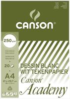 Canson tekenpapier Academy, 250 g, ft 21 x 29,7 cm, A4, blok van 20 vel - thumbnail