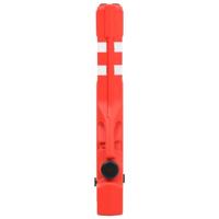 Verkeersbarrires inklapbaar 210x50x105 cm rood - thumbnail
