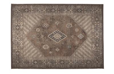 Dutchbone Vloerkleed 'Devon' 170 x 240cm, kleur Bruin