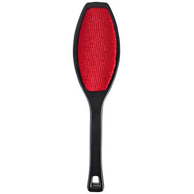 TRIXIE PLUIZENBORSTEL DUBBELZIJDIG ZWART / ROOD 26 CM 3 ST