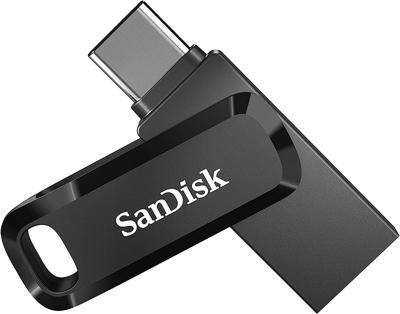 SanDisk Ultra Dual Drive Go USB flash drive 256 GB USB Type-A / USB Type-C 3.2 Gen 1 (3.1 Gen 1) Zwart
