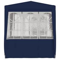 Partytent met zijwanden professioneel 90 g/m 2,5x2,5 m blauw - thumbnail