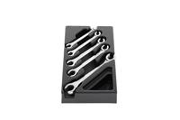 Gedore 1731157 1500 ES-400 Dubbele ringsleutelset 5-delig Sleutelbreedte (metrisch) 8 - 19 mm - thumbnail