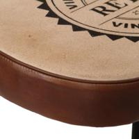 Barkrukken 2 st 41x29x62 cm donkerbruin - thumbnail