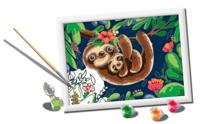Ravensburger Creart schilderen op nummer - schattige luiaards - thumbnail