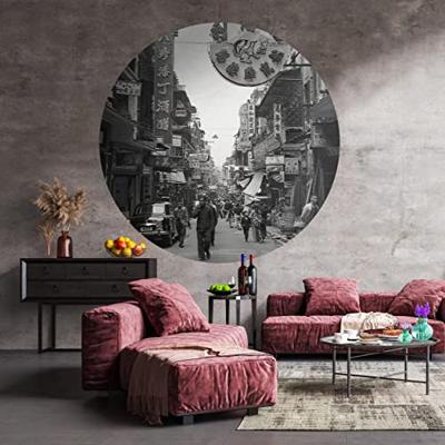 WallArt behangcirkel hong kong the old days 190 cm