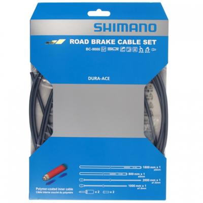 SHIMANO remkabelset "dura ace bc-9000" br.cable set da bc9000 shim.grey SHIMANO remkabelset "dura ace bc-9000" br.cable set da bc9000 shim.grey