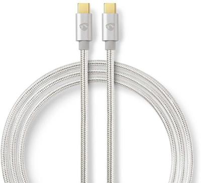 Nedis USB-Kabel | USB-C Male naar USB-C Male | 5 Gbps | 1 m | 1 stuks - CCTB64700AL10 CCTB64700AL10