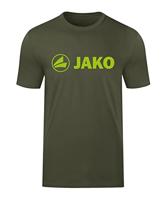 JAKO 6160 T-Shirt Promo - Kaki/Fluogroen - M - thumbnail