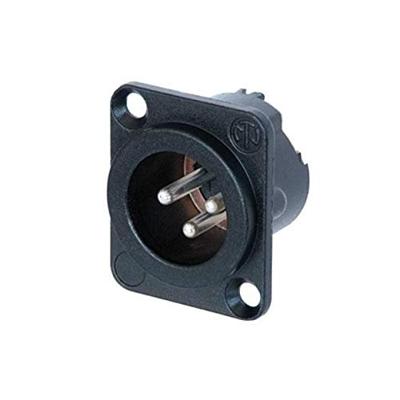 Neutrik NC3MD-LX-HA-BAG Chass. Con. Male 3POLE HA XLR 3-polig chassisdeel male Neutrik NC3MD-LX-HA-BAG Chass. Con. Male 3POLE HA XLR 3-polig chassisdeel male